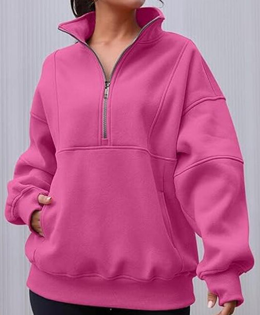 Sweat Zippé Coupe Ample