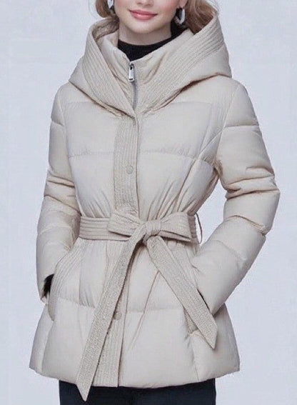 Manteau Ceinturé à Capuche