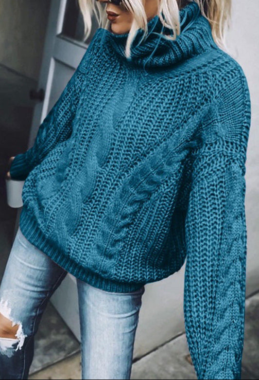 Pull Maille Col Roulé