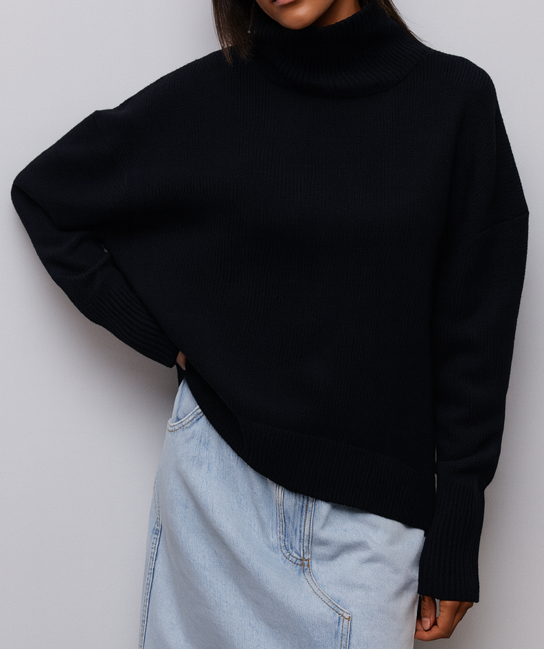 Pull Oversize Col Montant