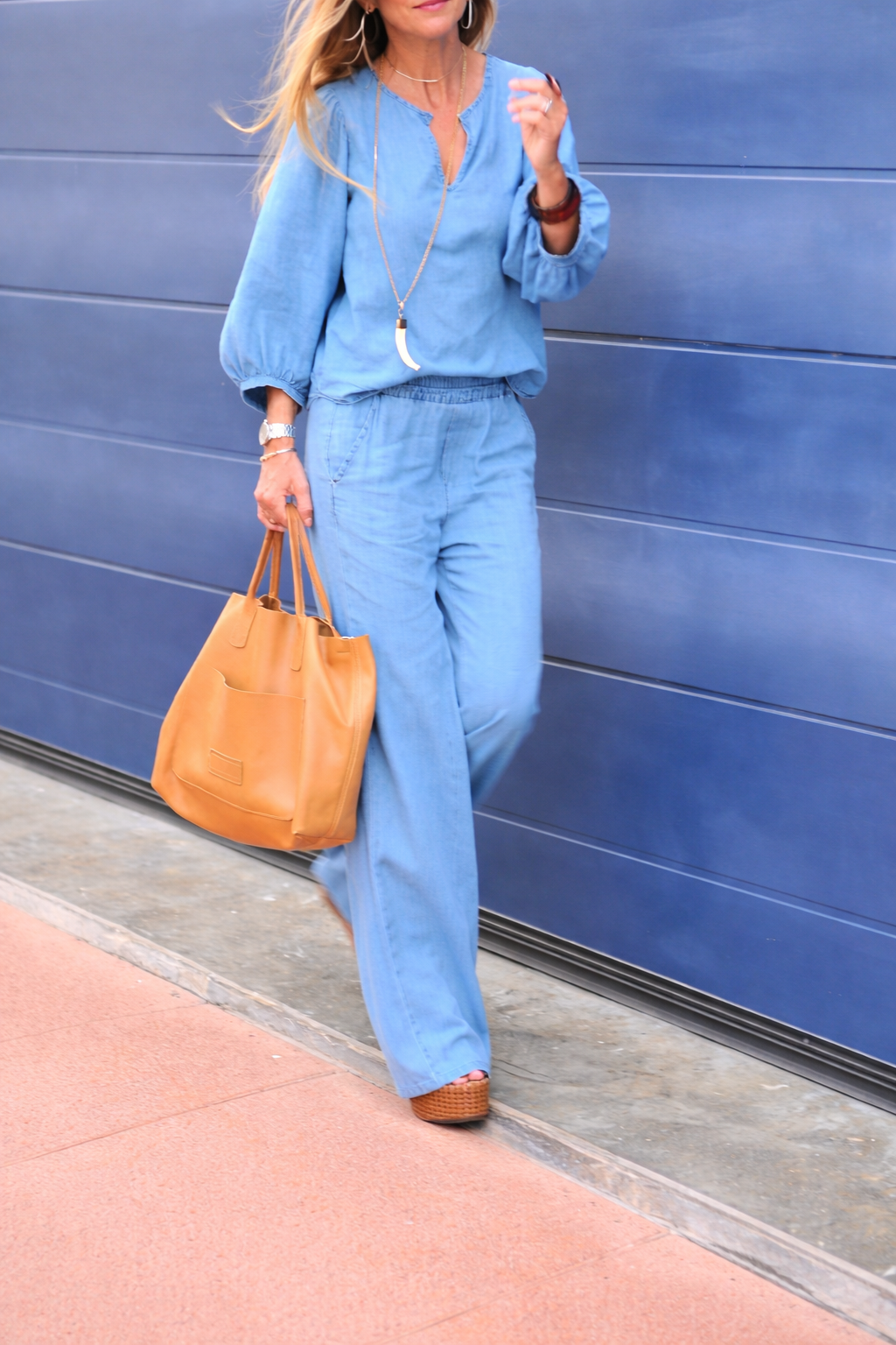 Ensemble Casual Coton-Lin Élégant