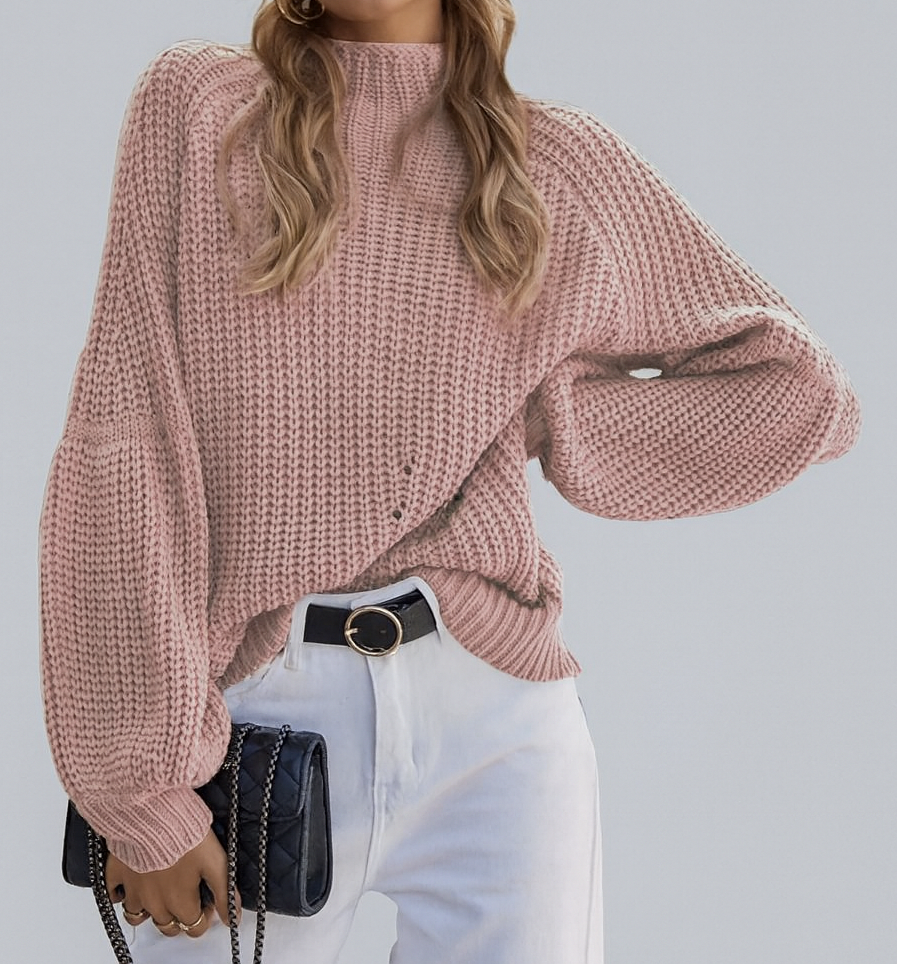 Pull Chaud Col Montant