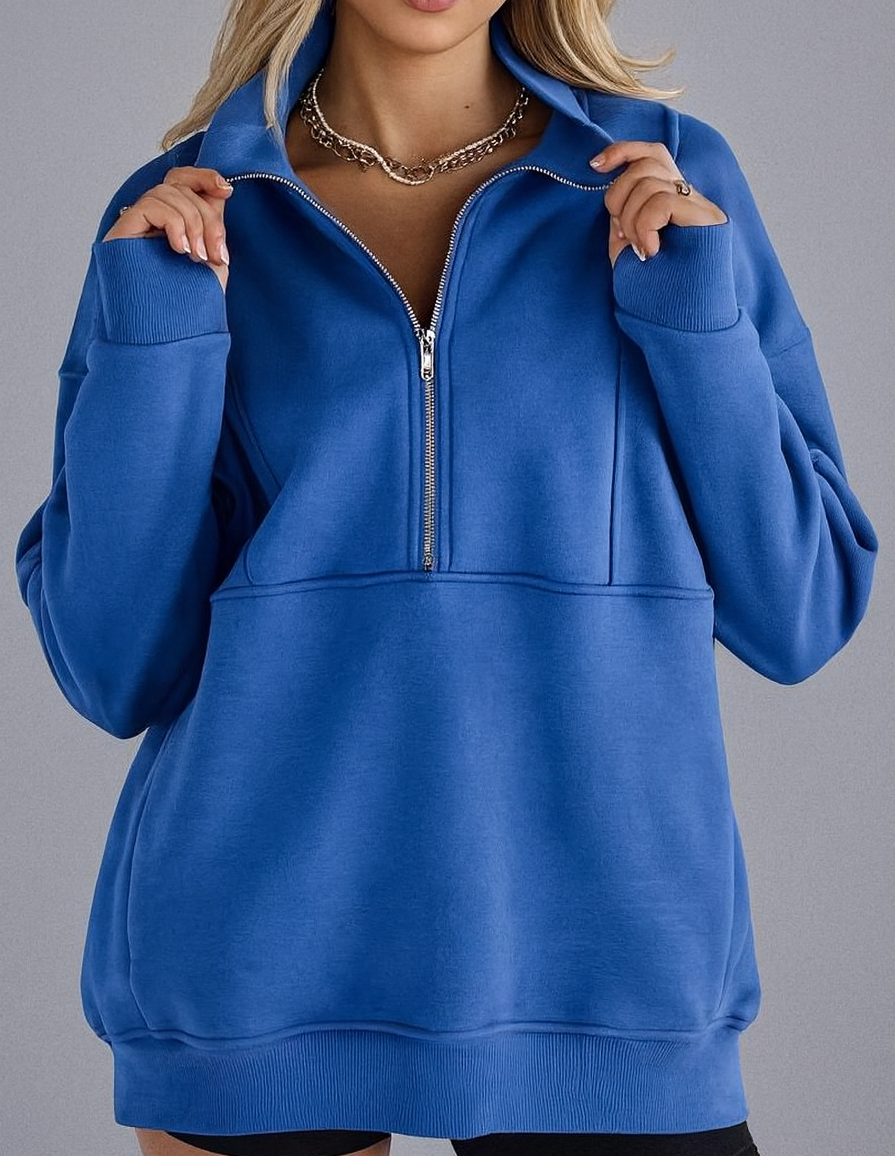 Sweat Zippé Coupe Ample