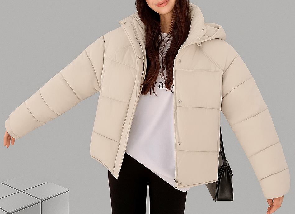 Manteau Court Style Élancé