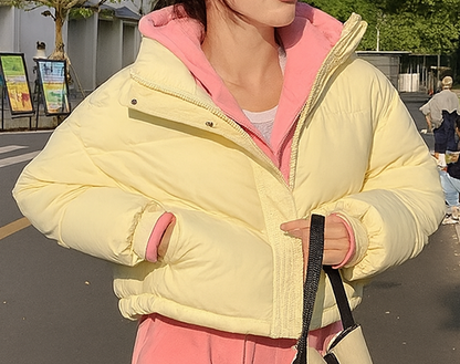 Veste Élégante Col Haut