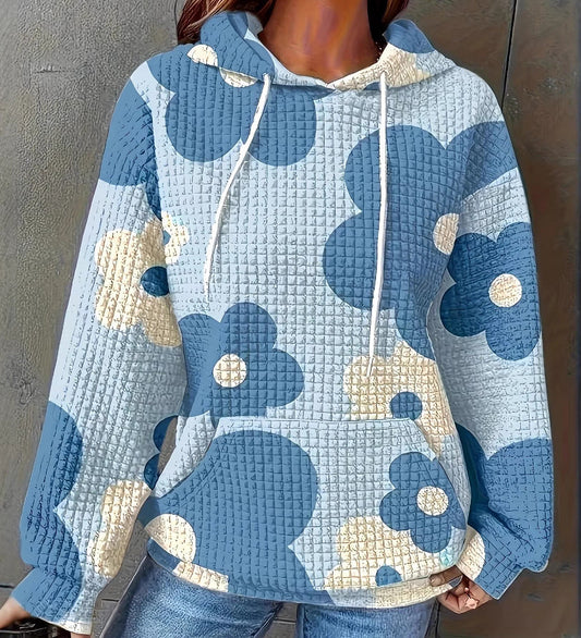 Sweat Capuche Motifs Modernes