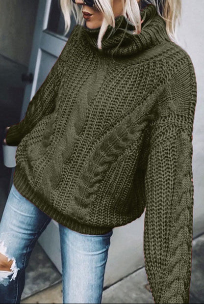 Pull Maille Col Roulé