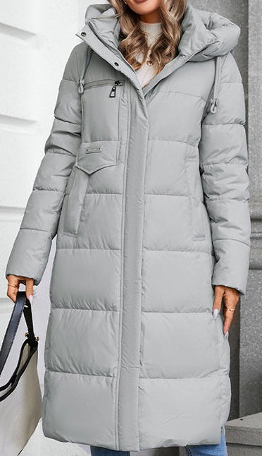 Doudoune Longue Capuche Chic